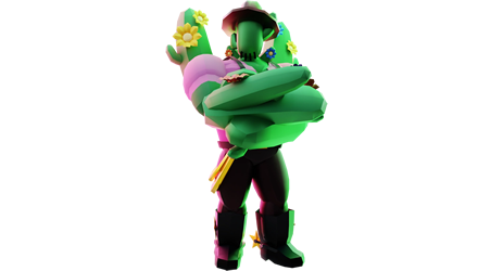 🟣 TITAN CACTUS MAN